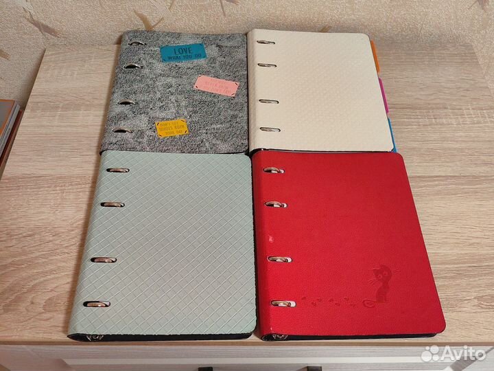 Тетради со сменными блоком