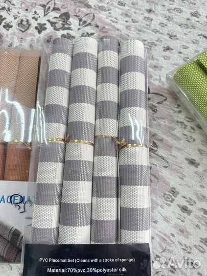 Набор сервировочных салфеток Пвх 4 шт