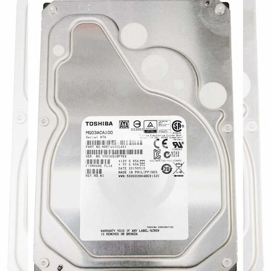 [MG03ACA100] Жесткий Диск Toshiba 1 Тb Sata3.5 Mg03aca100