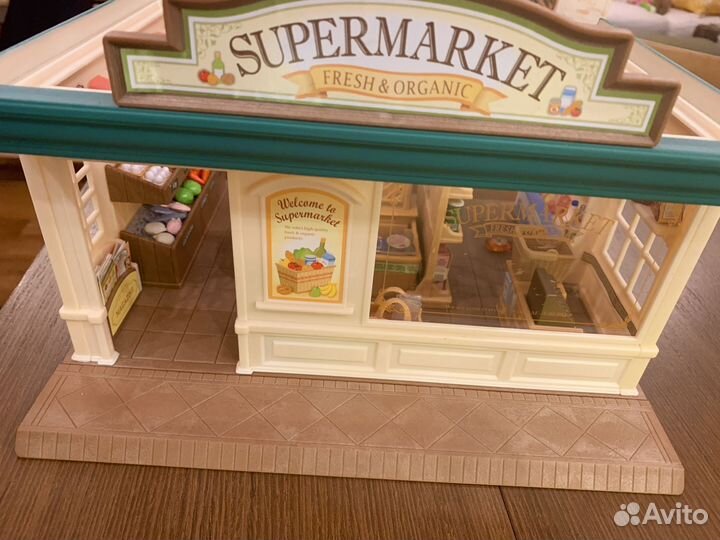 Sylvanian families Супермаркет с коробкой