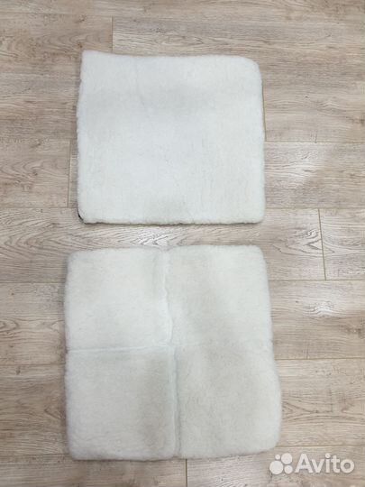 Меховые накидки на сидения квадратные