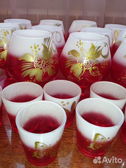 Наборы фужеров/рюмки с бутылкой