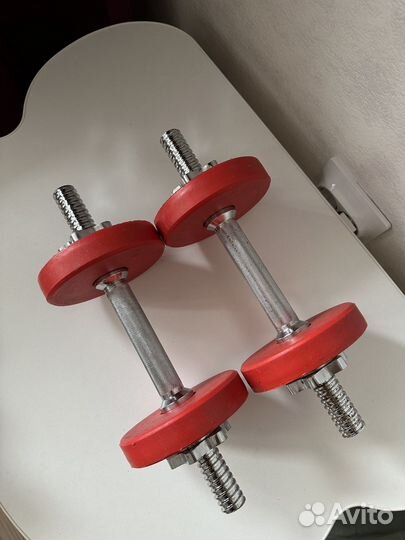 Гантели разборные обрезиненные