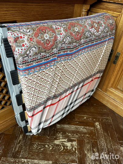 Раскладушка с матрасом бу