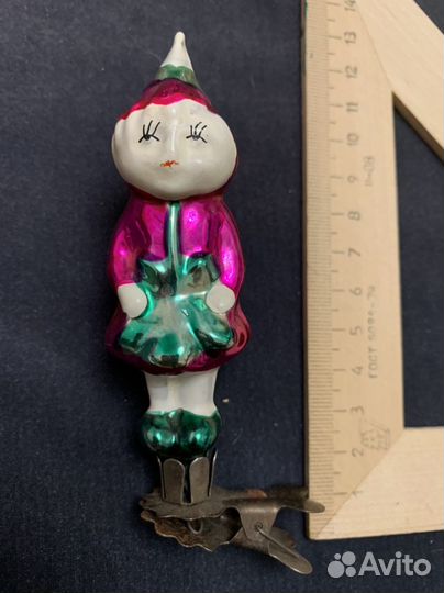 Елочные игрушки СССР мальчик