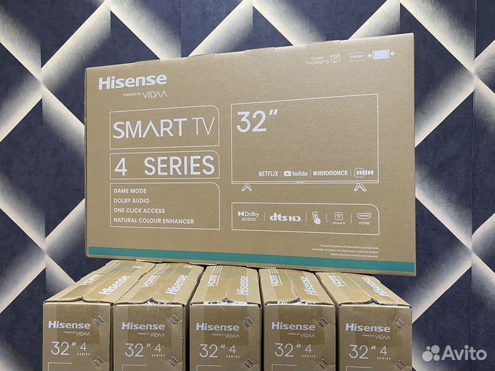 Новый Hisense 32 (80см) SMART TV Dolby 2024