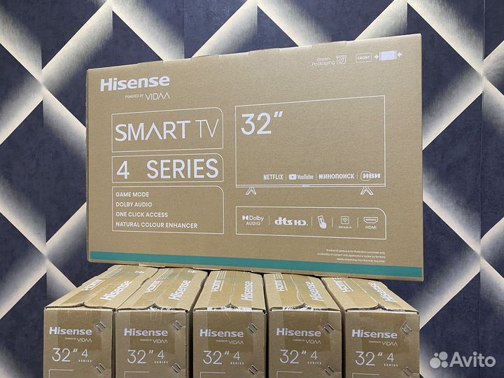 Новый Hisense 32 (80см) SMART TV Dolby 2024