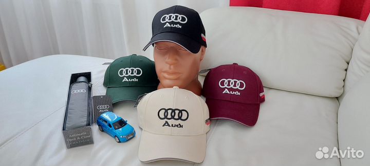 Бейсболка с логотипом автомобиля Audi хлопок