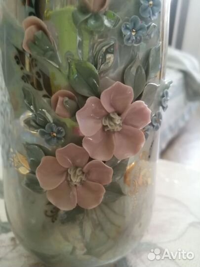 Вазы перламутровые фарфор