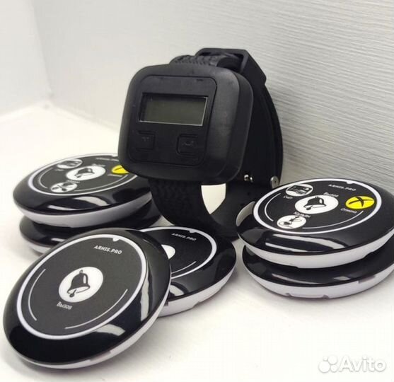 Кнопка вызова мед персонала, врача и часы пейджер