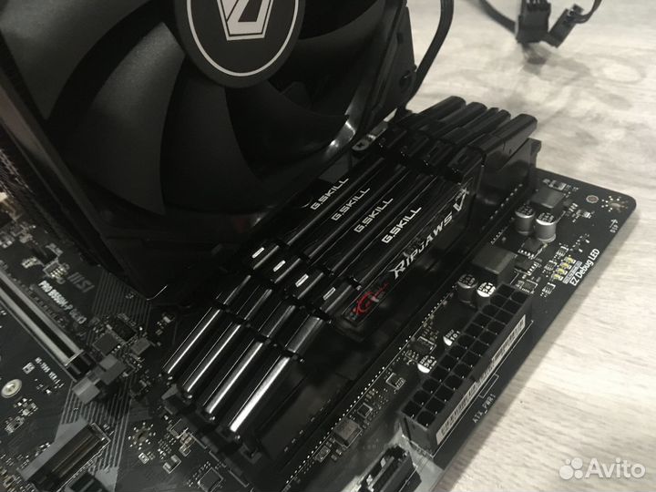 Комплект AMD Ryzen 7 2700/G.Skill 32 GB/MSI B550M