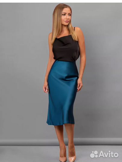 Юбка шелковая