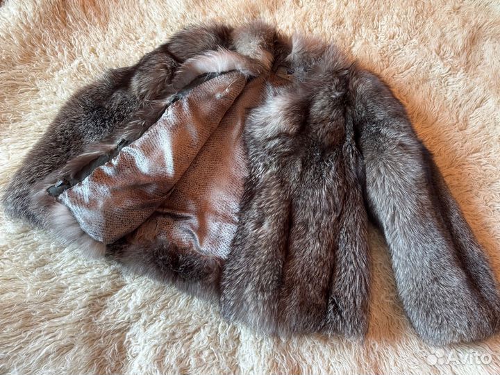 Шуба из чернобурки