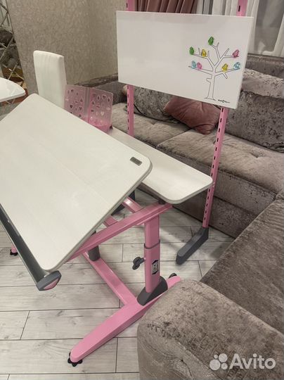 Растущая парта и стул kid youth
