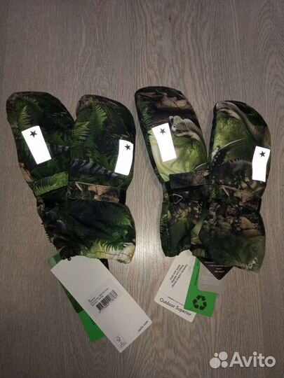 Molo igor dino краги варежки зимние 3-5 и 6-8 лет