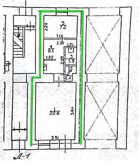 Торговая площадь, 41.4 м²