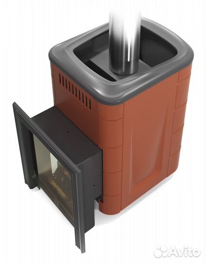 Печь банная Уренгой Мини 2018 Carbon бсэ терракот