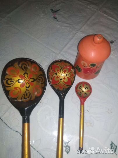 Хохломская роспись времён СССР то