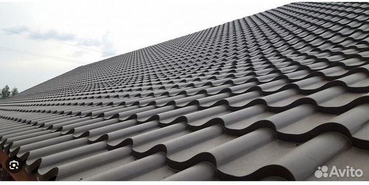 Металлочерепица Монтеросса серый