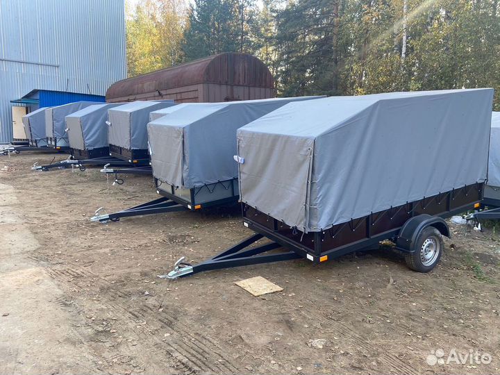Прицеп одноосный 3.5х1.5 бортовой усиленный