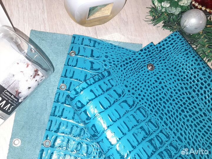 Ежедневник из натур. кожи на кольцах без блоков