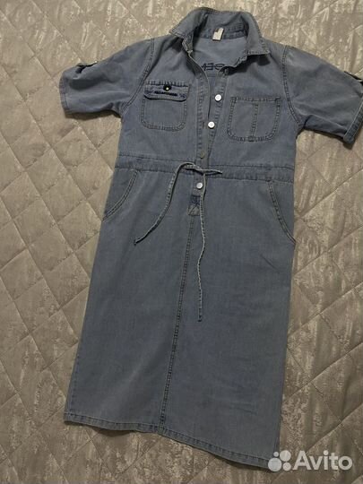 Платье джинсовое
