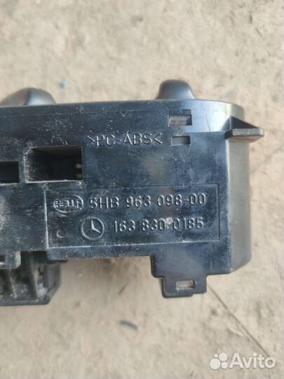 Блок управления печкой mercedes Ml W163