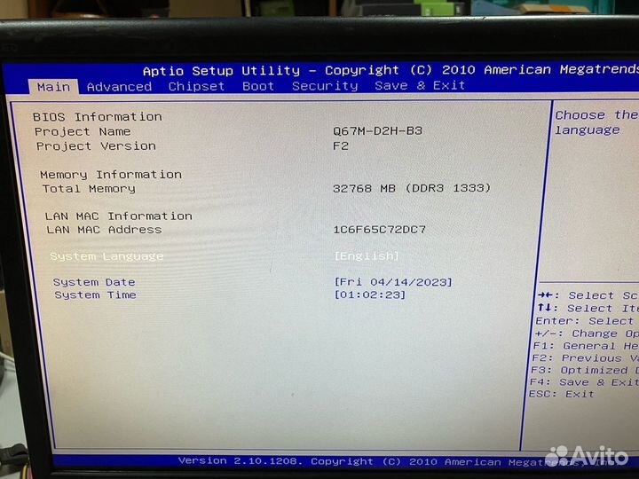 Материнская плата Gigabyte 1155 сокет i3-2100