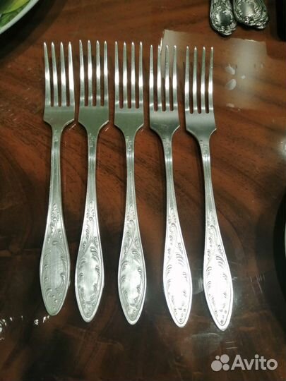 Вилки ложки ножи мельхиор