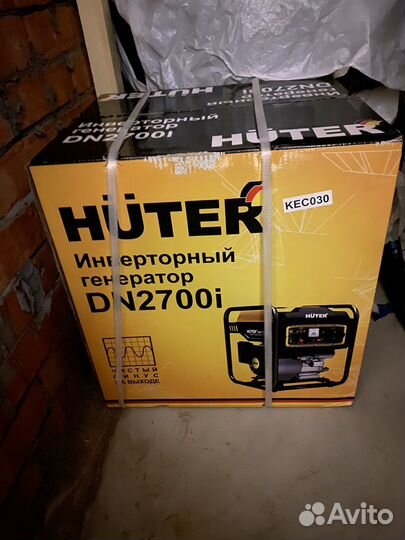 Новый бензо генератор инверторный huter dn 2700i