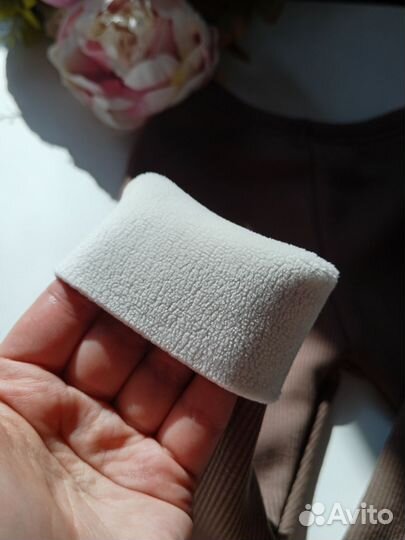 Леггинсы в рубчик 80