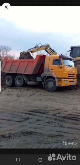 Доставка песок щебень гравий чернозем гвс