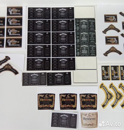 Наклейка на алкоголь для мыла