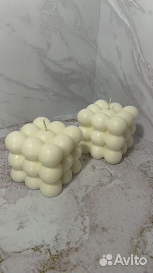 Свеча бабл большая