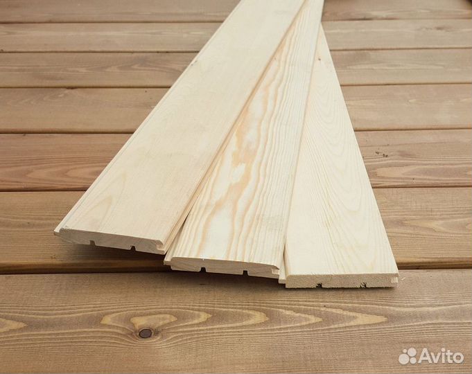 Вагонка штиль за м2 14 мм 125 мм 6000 мм,1–2 (AB)