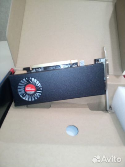 Видеокарта RX550 4gb RED Dragon