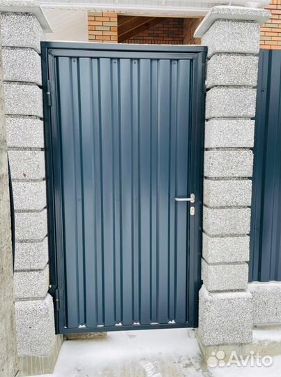 Блоки для забора серые