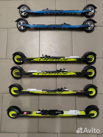 Беговые лыжи Rossinool, Fisher, лыжероллеры