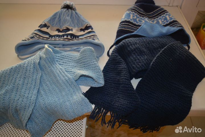 Шапки, шлемы на весну, осень, лето, зиму 4-9 лет