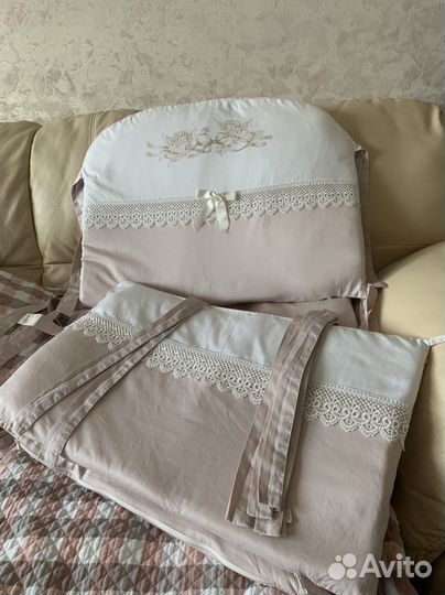 Белье постельное,бортики, подушка, одеяло Perina