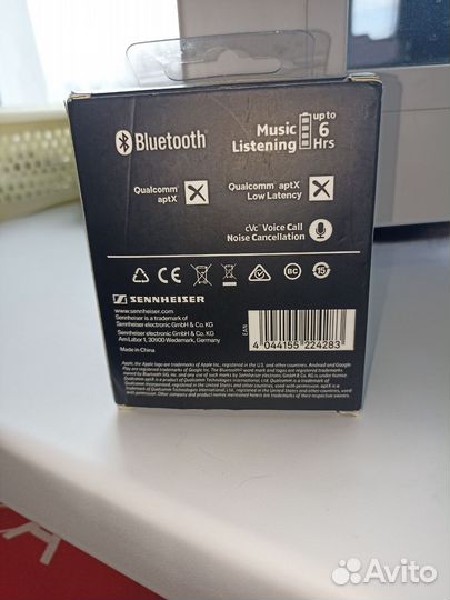 Беспроводные наушники Sennheiser CX 6.00 BT