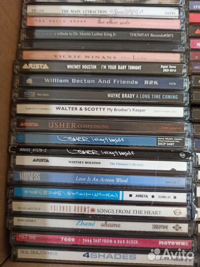 Музыкальные cd диски фирменные R&B(pop)