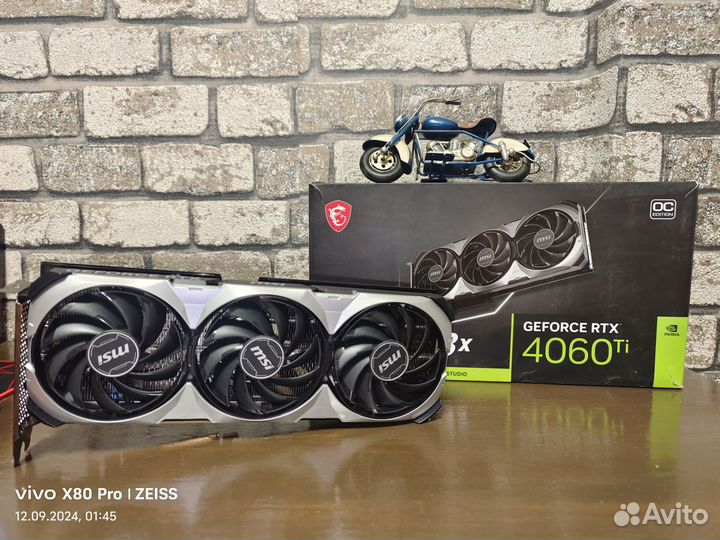 RTX 4060 ti msi ventus 3x Новая