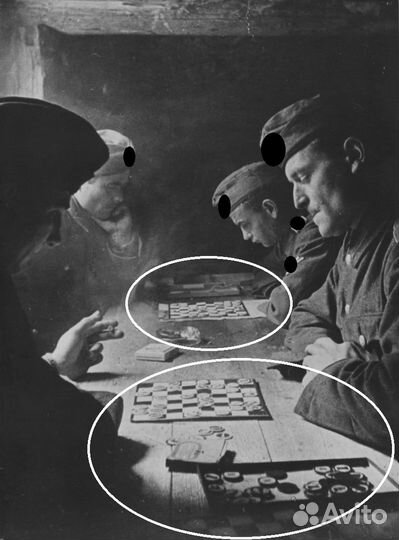 Шахматы,шашки для немецких солдат времен ВОВ,drgm