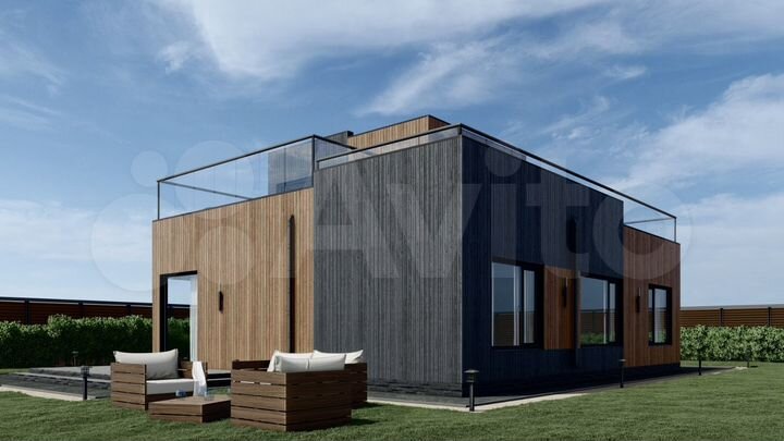 Коттедж 159,3 м² на участке 8 сот.