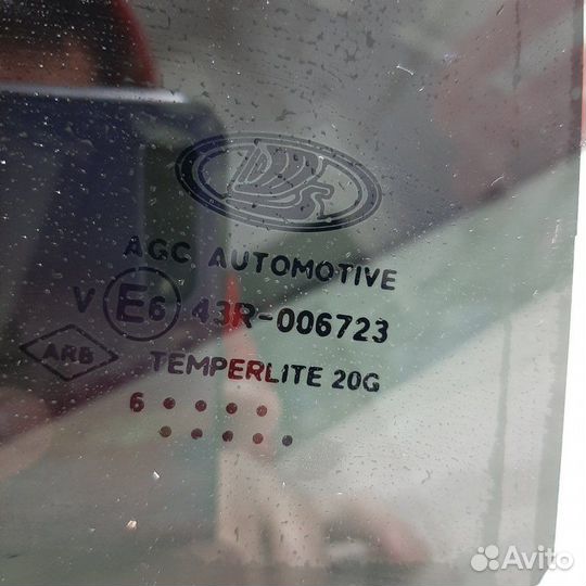 Стекло двери заднее правое LADA Xray хэтчбек 2017