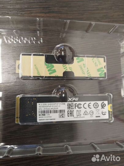 Ssd накопитель 512 Гб XPG SX6000 Pro PCIe Gen3x4 M