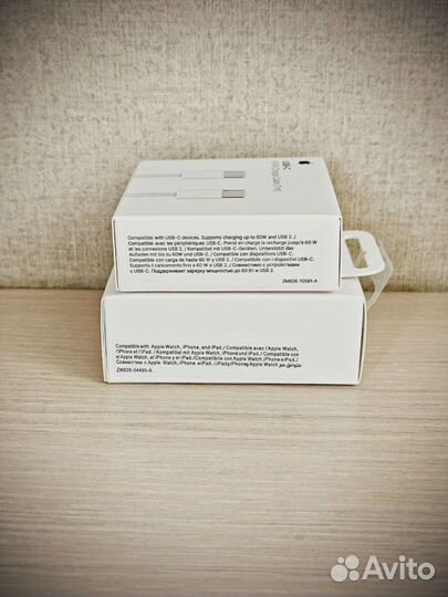 Адаптер на iPhone 15 20W с плетёным проводом USB-C