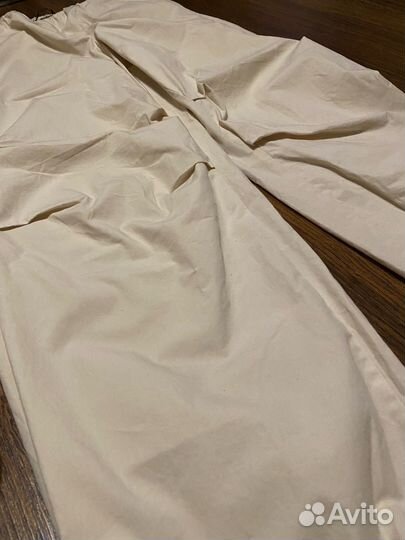 Штаны лёгкие женские бежевые 42