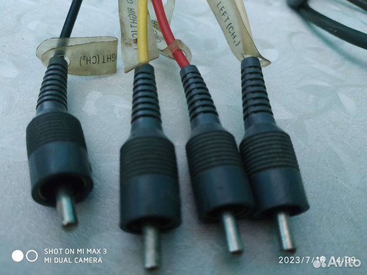 Аудиокабель 4RCA to 5Din